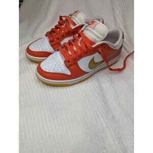 Nike Dunk Low University Gold Orange Yellow White DQ4690-800 Women Size 7.5